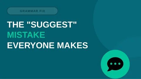 使用"Suggest"時最常見的錯誤