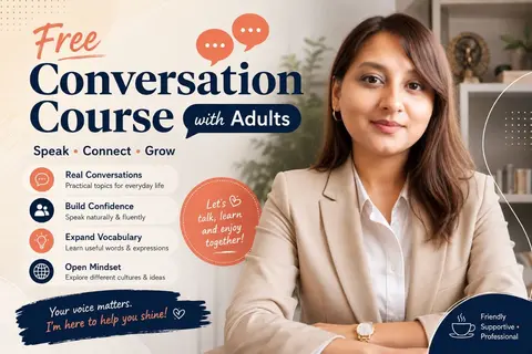 Free Conversation with Adults Sample