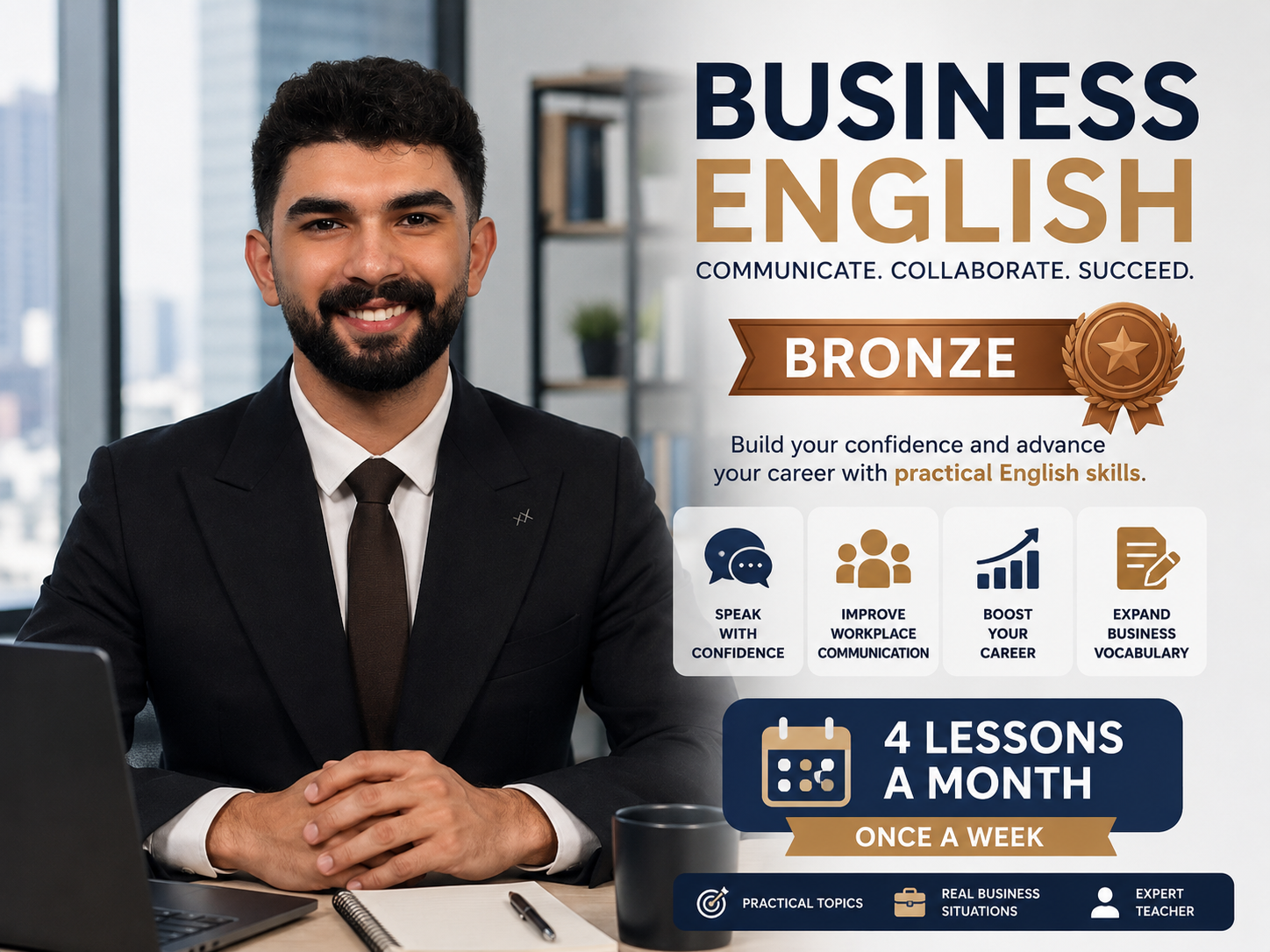 Business English Coaching (Bronze)