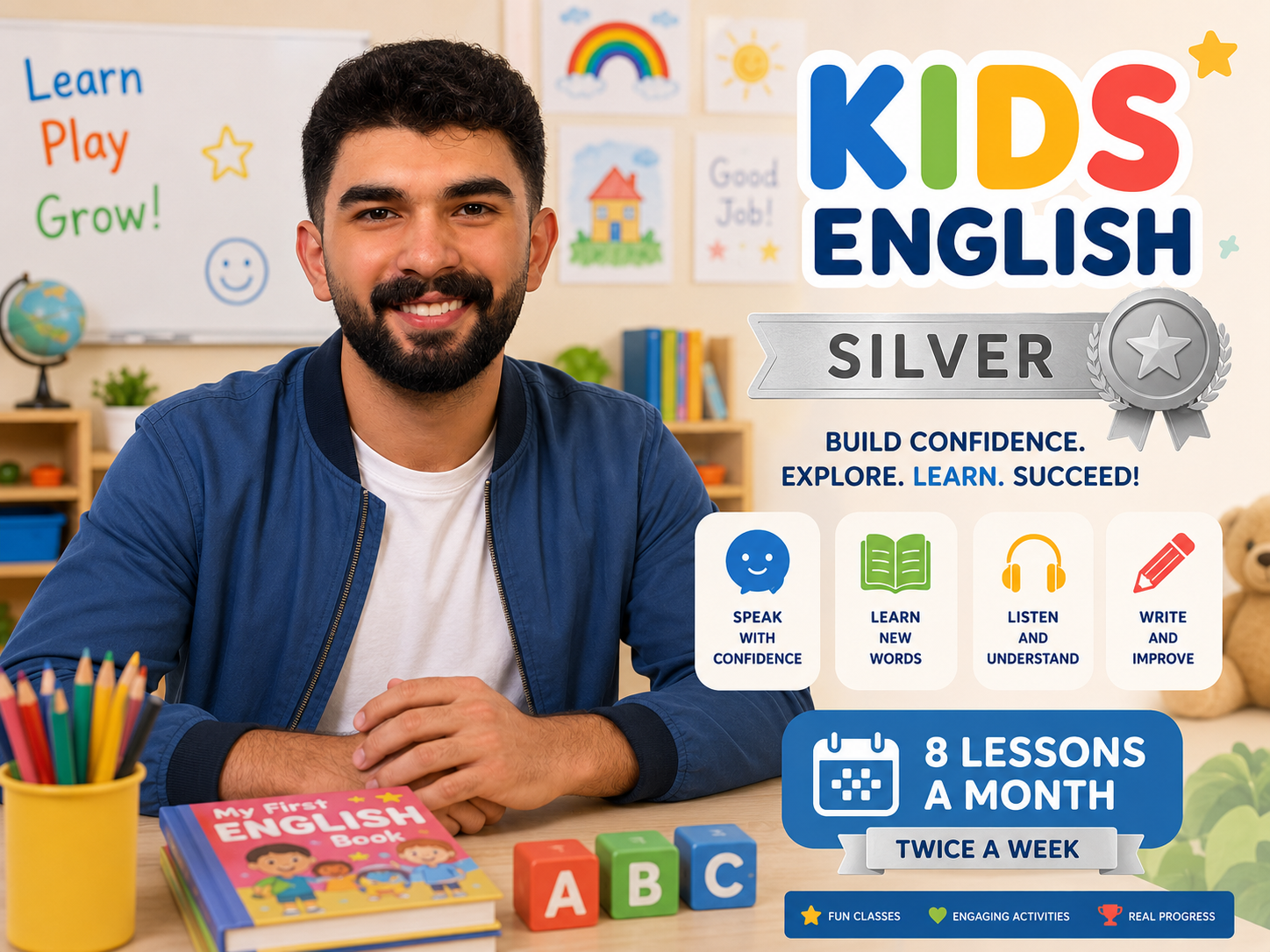 Kids English (Silver)