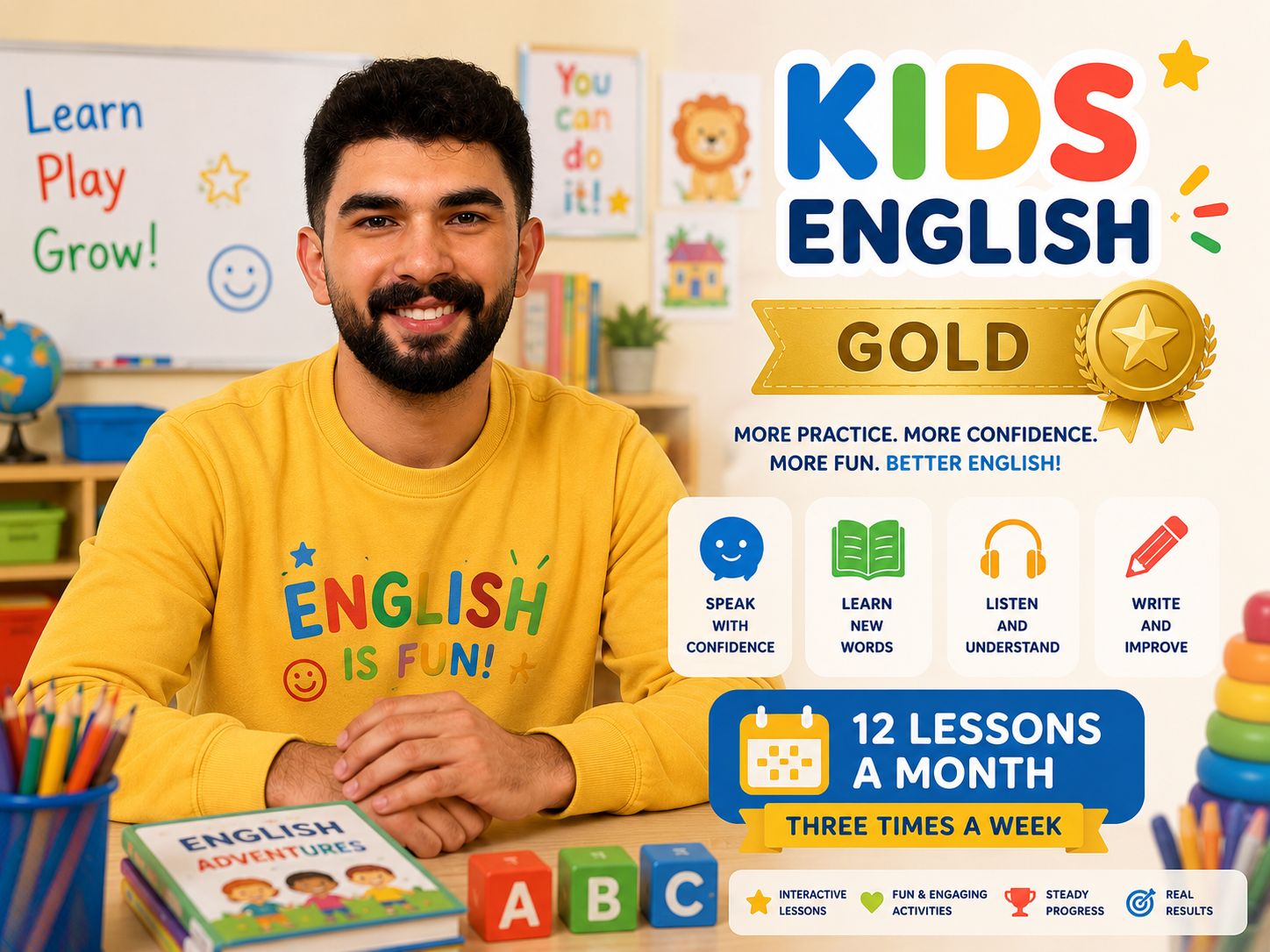 Kids English (Gold)