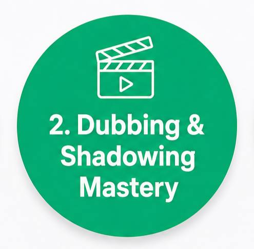 Dubbing & Shadowing Mastery