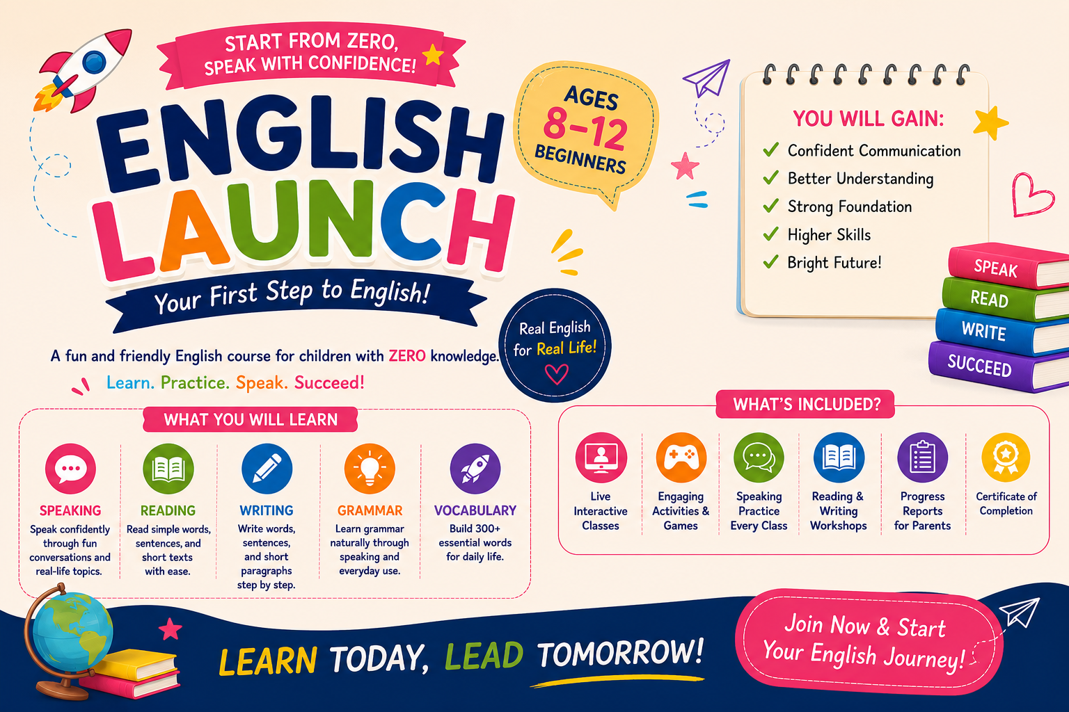 🎯 English Launch