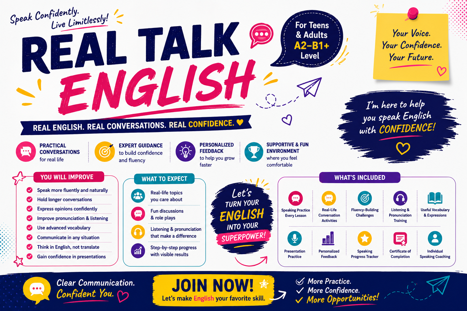 🏆 Real Talk English