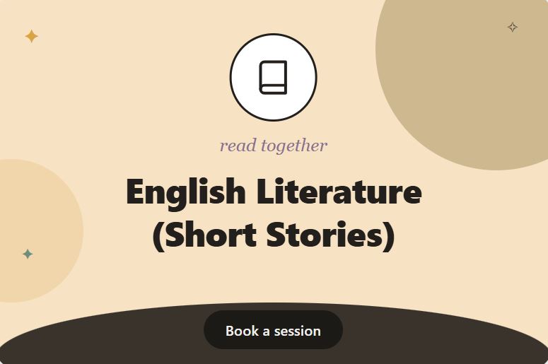 English Literature (short stories)