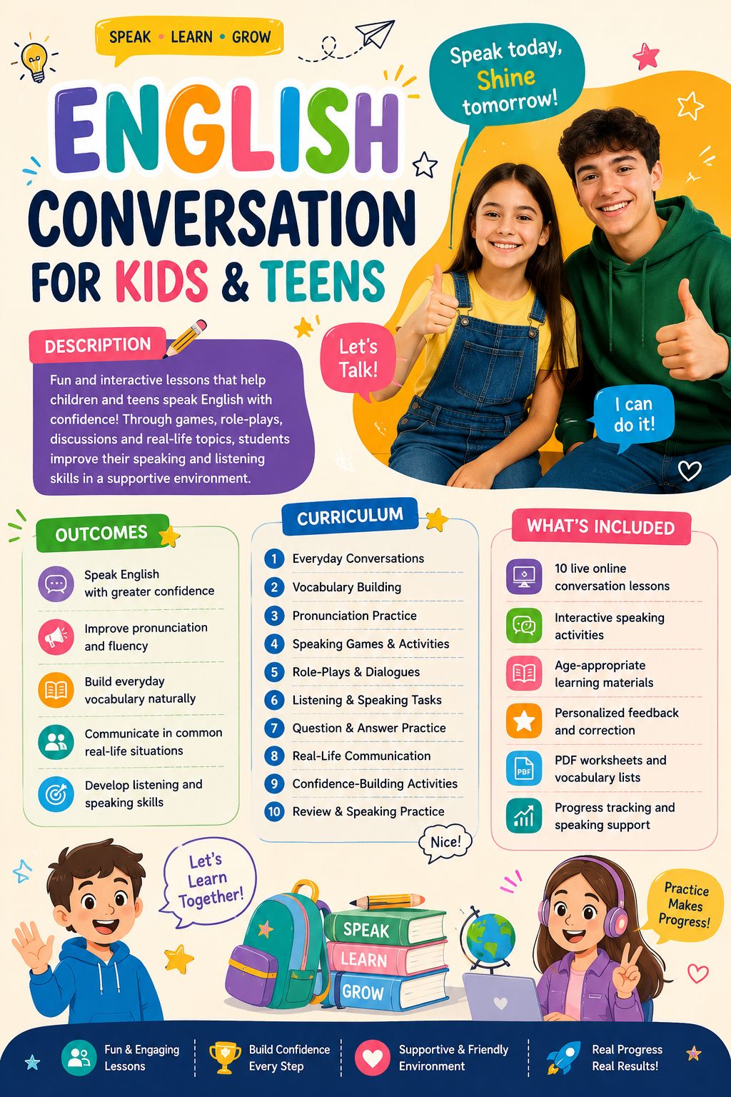 English Conversation for Kids & Teens
