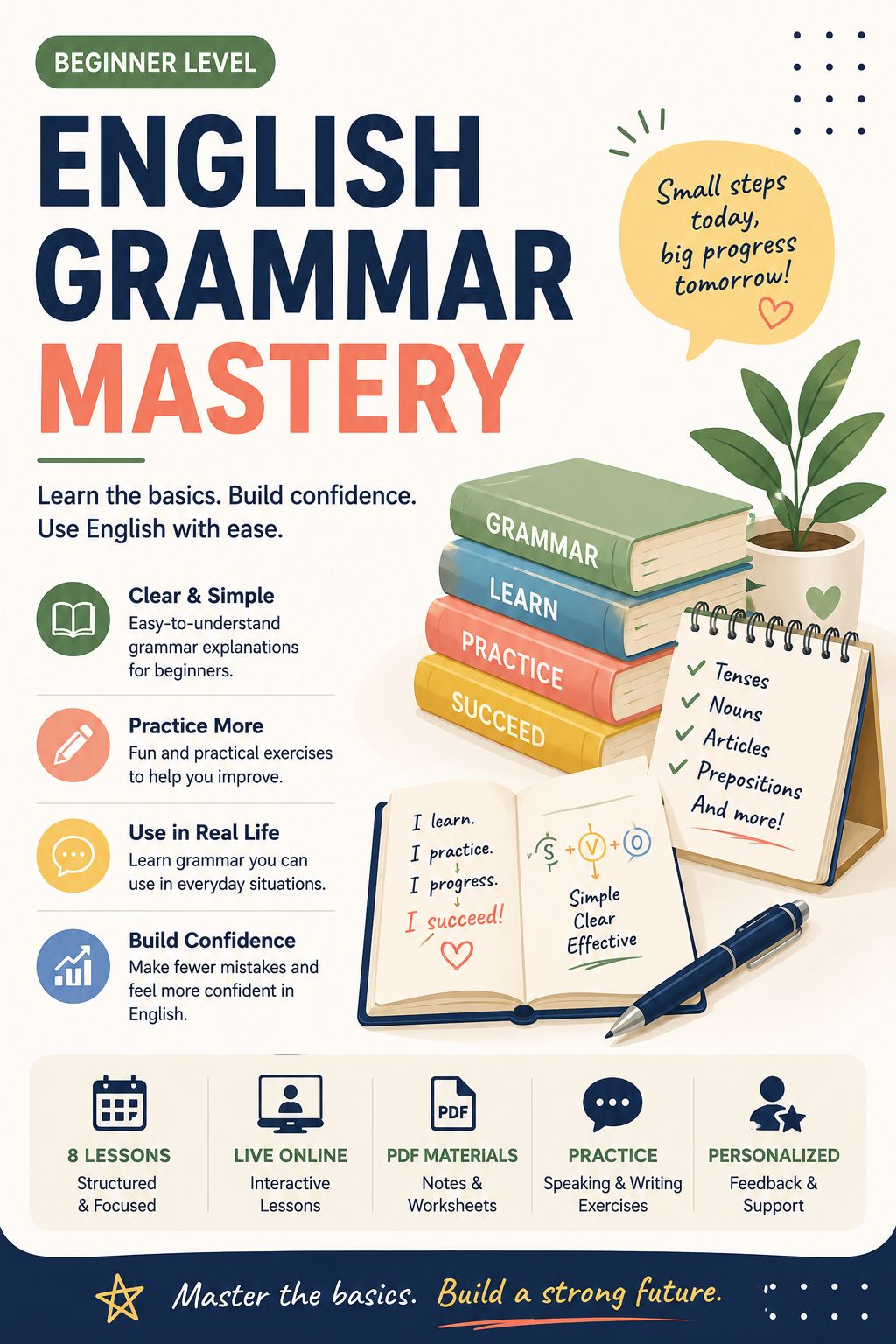 English Grammar Mastery (beginner)