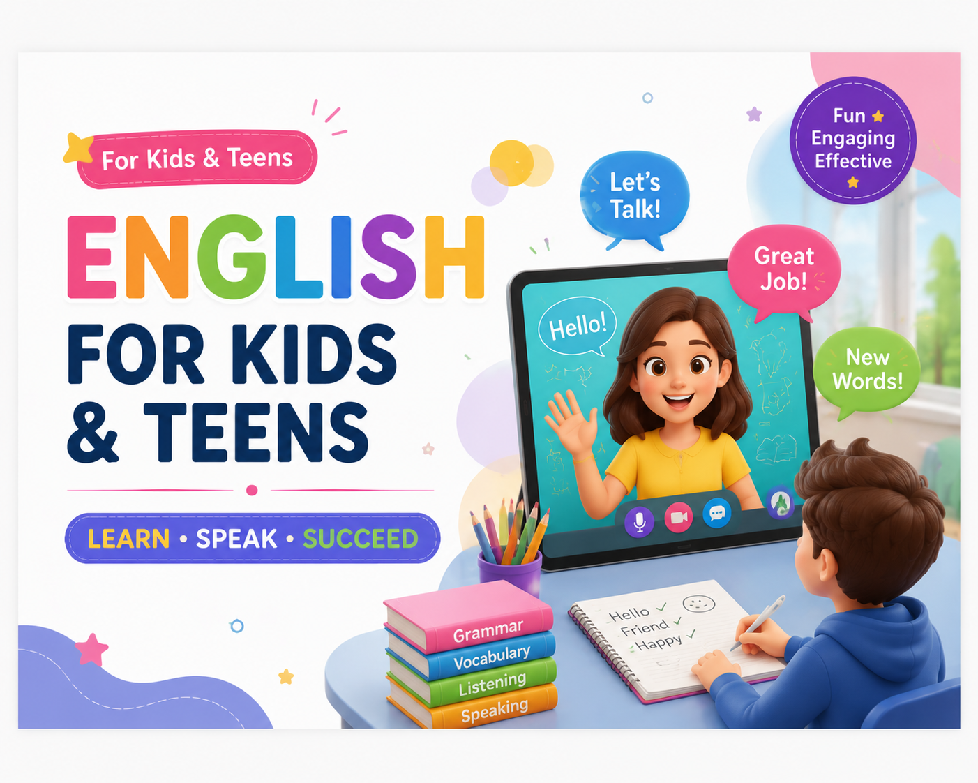 Engaging English for Kids and Teenagers 