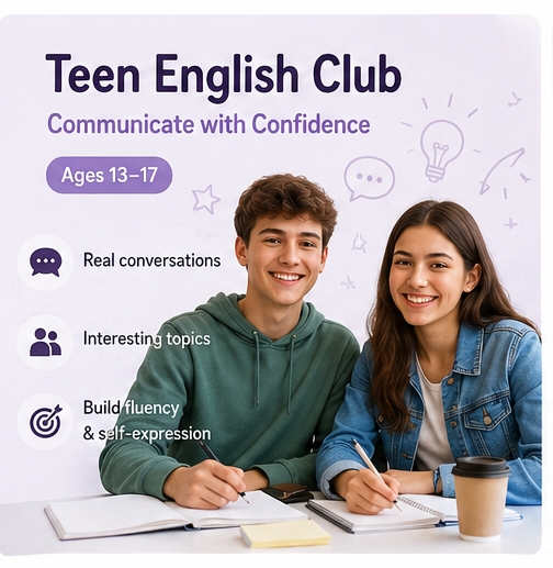 Teen English Club: Communicate with Confidence