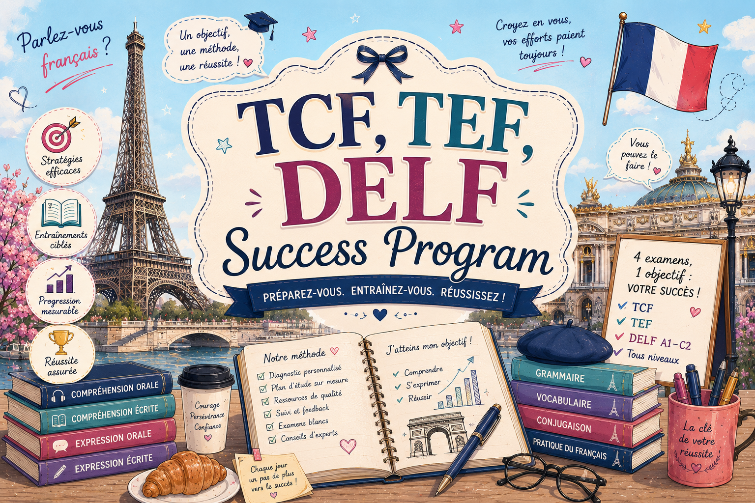 TCF, TEF, DELF Success Program