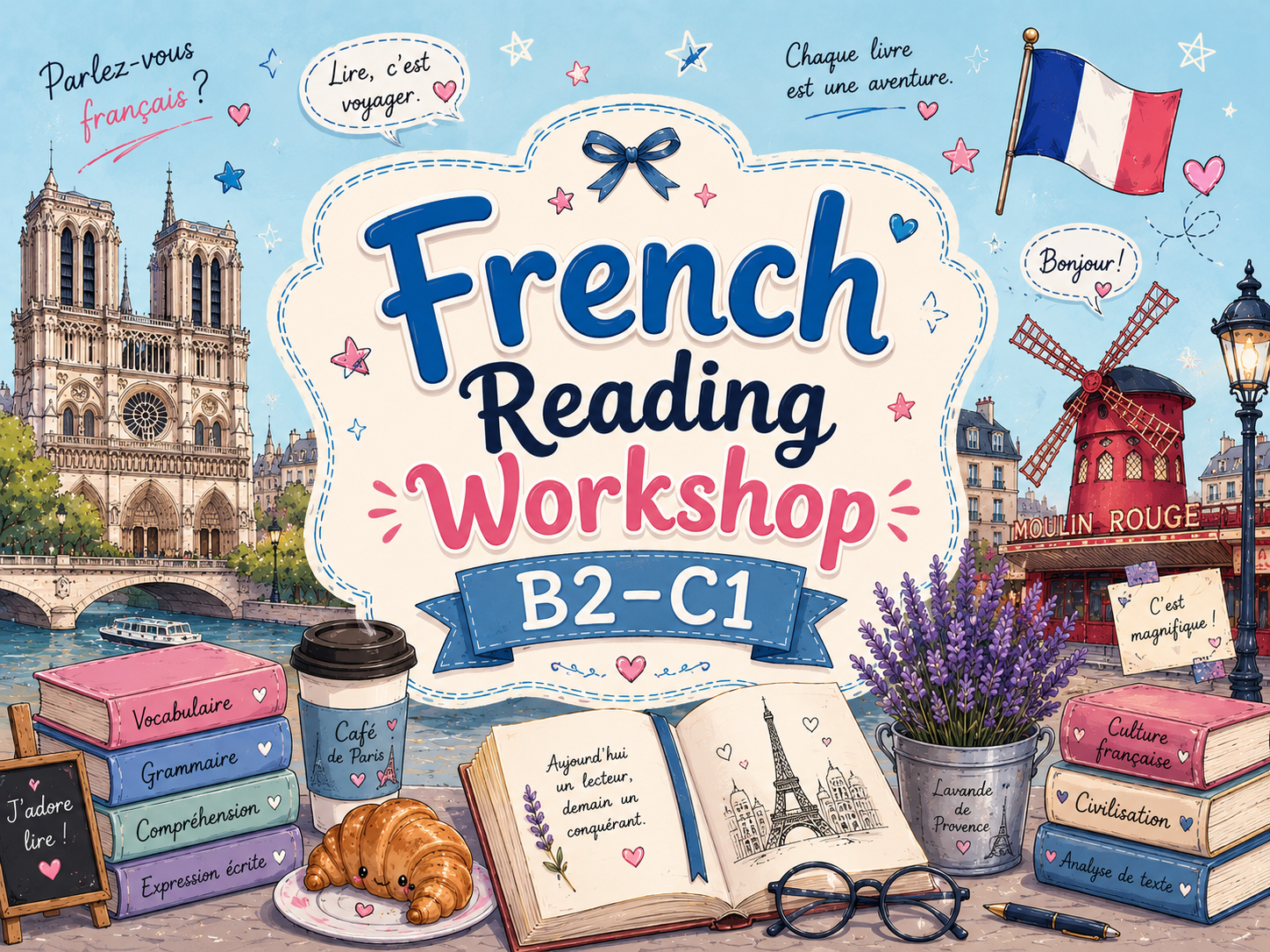 French Reading Workshop B2–C1