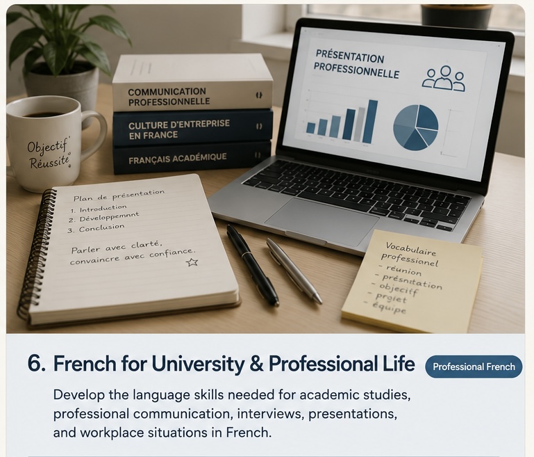 French for University & Professional Life