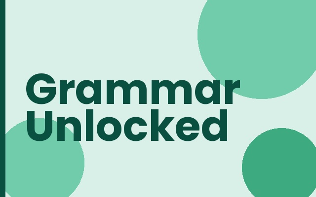 Grammar Unlocked