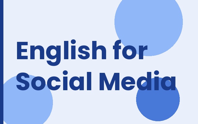 English for Social Media