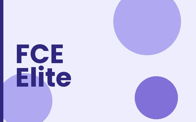 Cambridge B2 First: FCE Elite