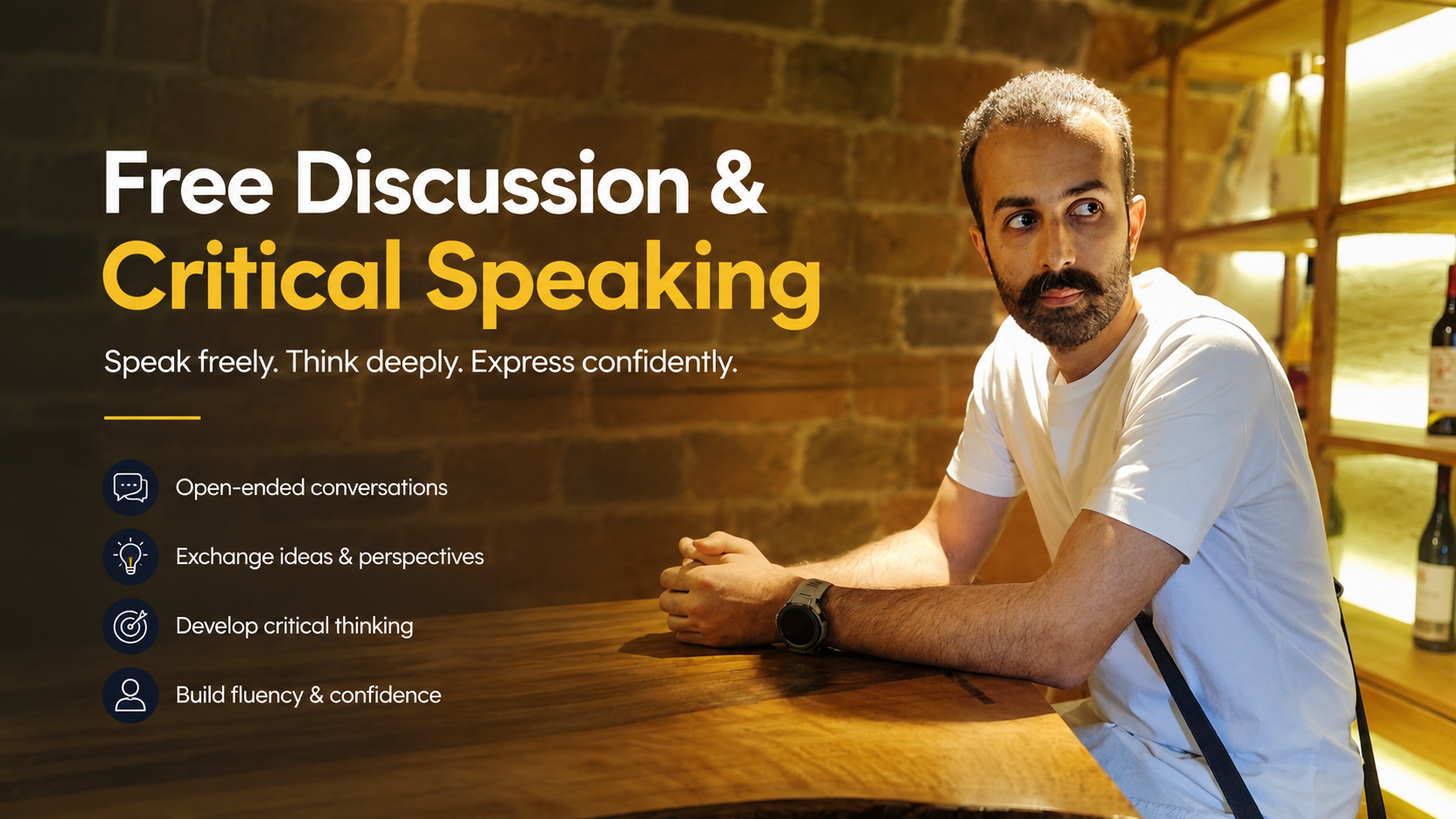 Free Discussion & Critical Speaking