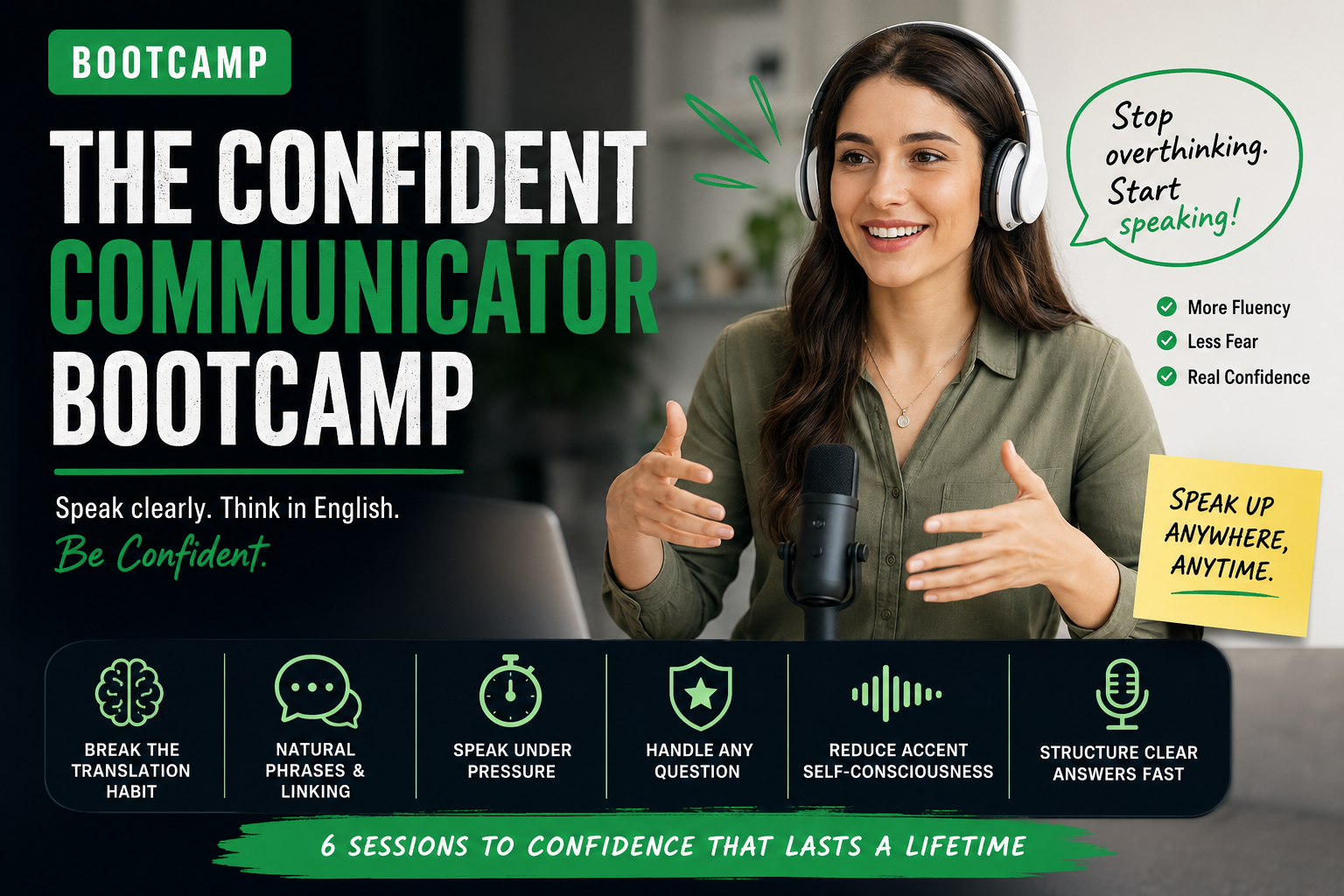 The Confident Communicator Bootcamp