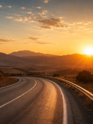 On the road