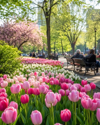 Spring in the city