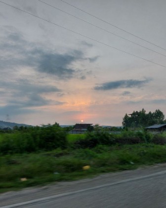 On the road