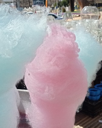 Pink and blue