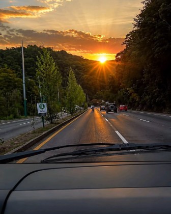 On the road