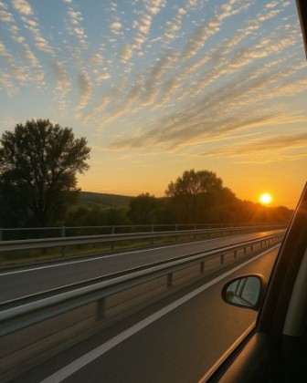 On the road