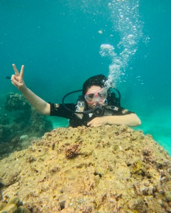 Scuba diving