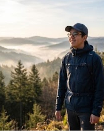 Catching fresh air and recharging outdoors