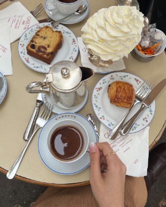 Café mornings- Cafe Carette- Paris