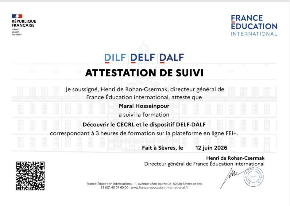 Découvrir le CECRL et le dispositif DELF-DALF certificate