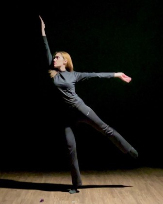 on the stage