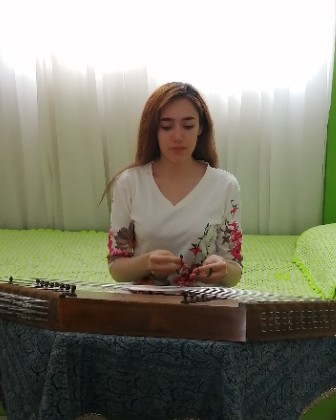 playing music