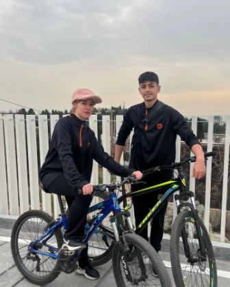 biking